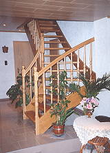 viertelgewendelte Treppe, Eiche