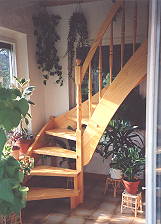 viertelgewendelte Treppe, Carolina Pine